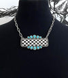 XL Turquoise bar necklace