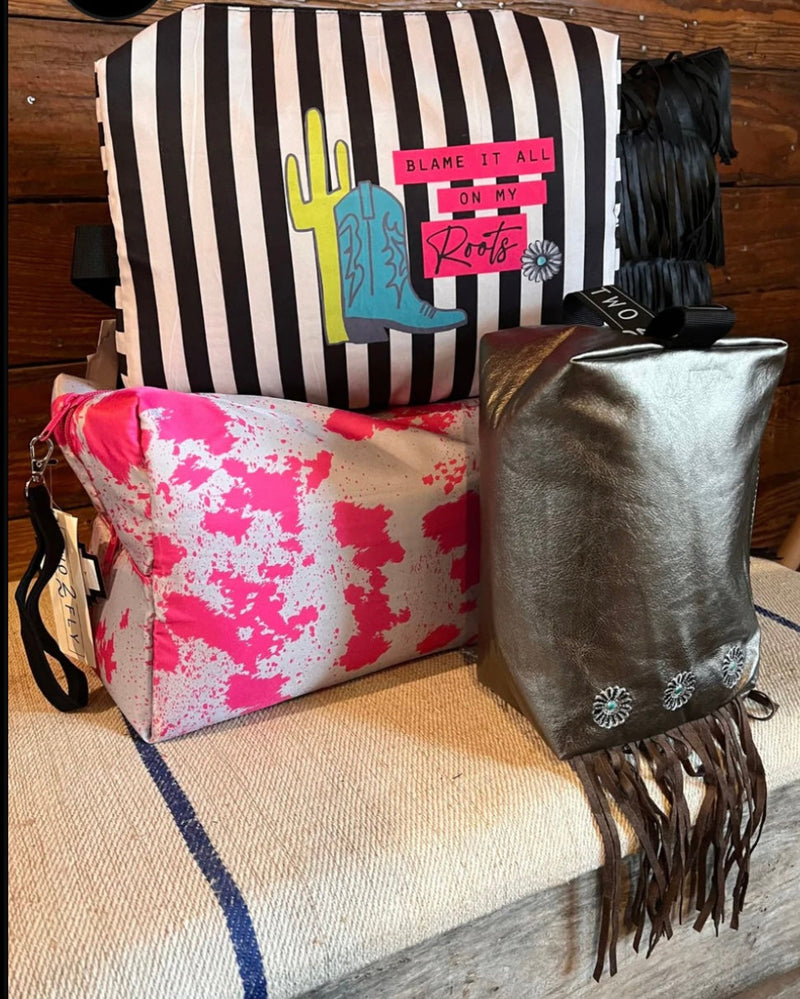 XL striped CACTUS TRAVELER bag