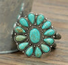 Monster huge turquoise Navajo pearl bracelet