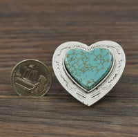 The heart stopper turquoise ring