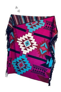 Small throw Southern comfort fringe BLANKET   Deals && steals