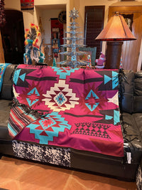 Small throw Southern comfort fringe BLANKET   Deals && steals