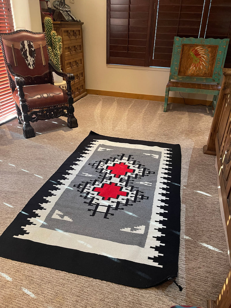 USED XL 4’-6’ Southwest rug