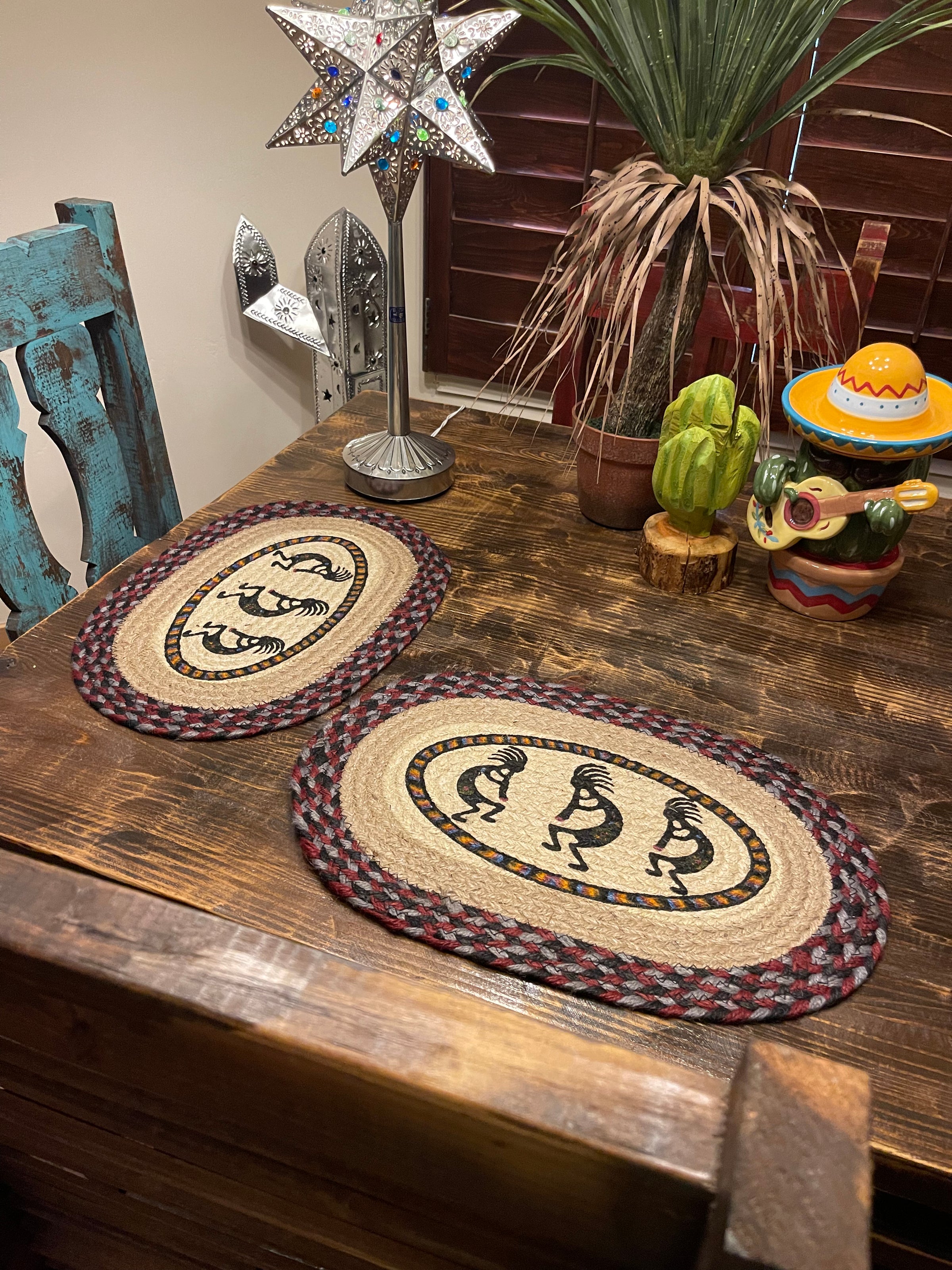 Set of 2 - Braided jute PLACEMATS