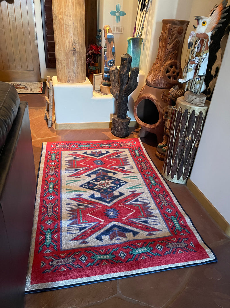 XL 6’-4’ area rug SOUTHWEST PRINT