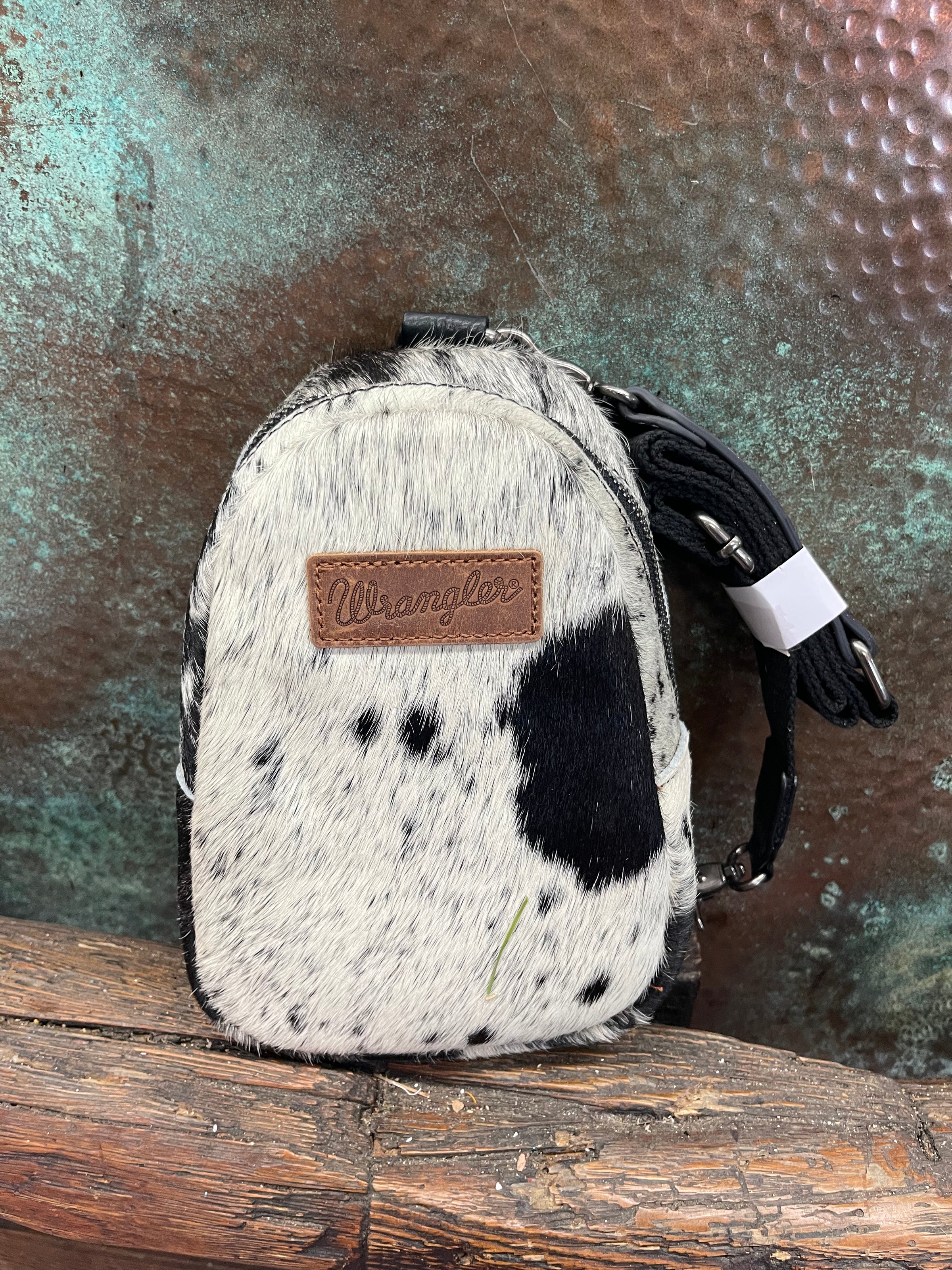 Mini Wrangler cowhide sling bag