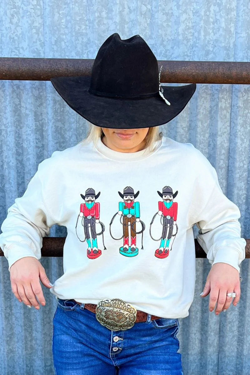 Roping around Christmas SWEATSHIRT