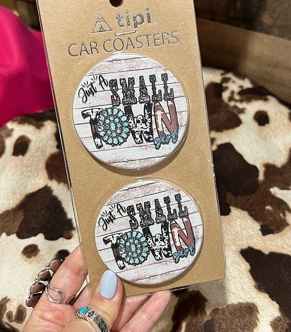 Car coasters SET OF 2 Southwest Bedazzle home decor