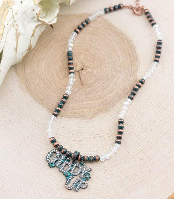 Giddy up patina necklace Southwest Bedazzle jewelz