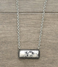 Southwest stone bar necklace Southwest Bedazzle jewelz