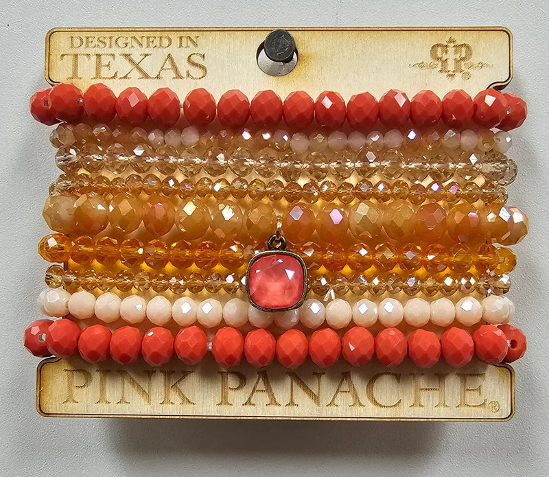 The Pink Panache Bedazzle Summer BRACELET STACK Southwest Bedazzle jewelz