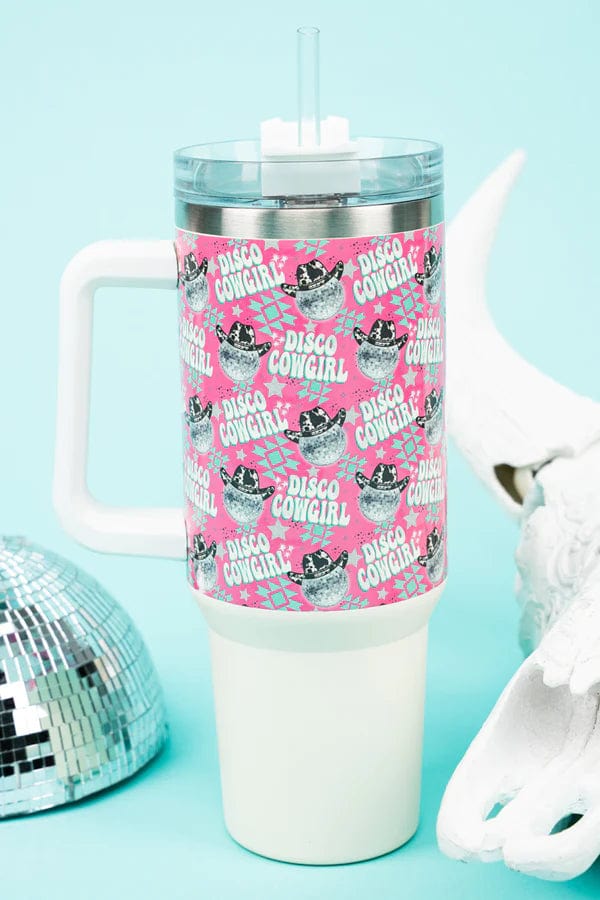 The Traveler mug    DISCO COWGIRL Southwest Bedazzle home decor