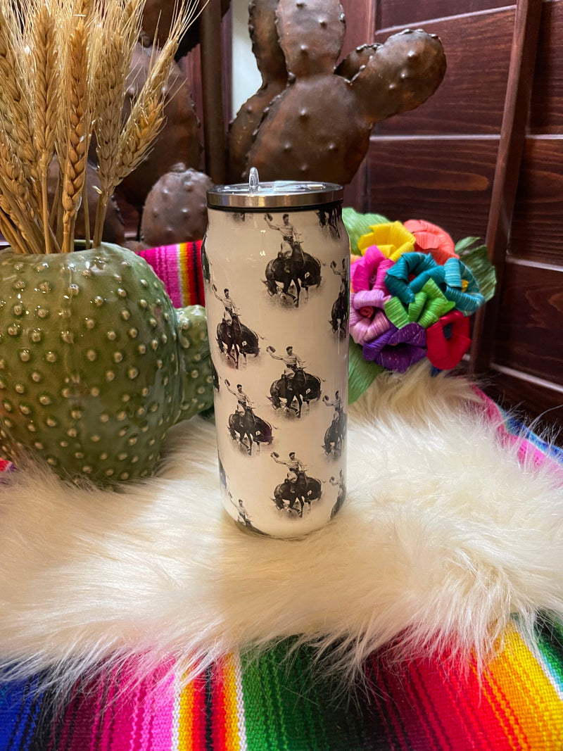 Western 16oz Stainless steel Tumbler Southwest Bedazzle home decor