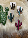 Western CACTUS stretch ring Southwest Bedazzle jewelz