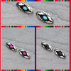 Aztec stud earrings Southwest Bedazzle jewelz