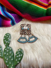 Luciel turquoise earrings Southwest Bedazzle jewelz