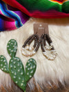 Navajo hoop earrings  white Southwest Bedazzle jewelz