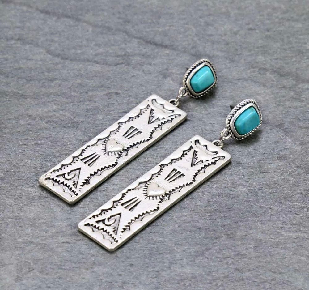 Totem ranch Navajo earrings Southwest Bedazzle jewelz